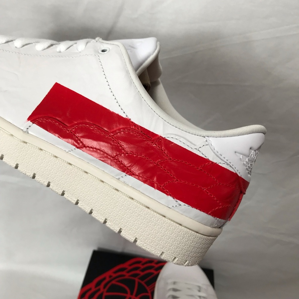 Jordan 1 Centre Court White University Red Size 10 - Picture 7 of 12